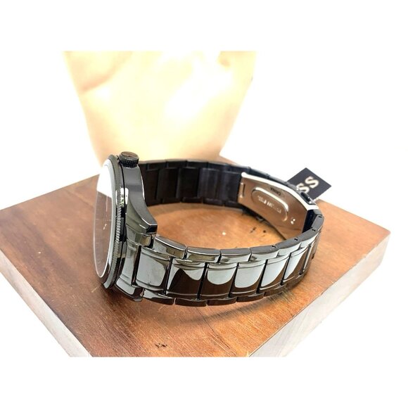 Guess Men's Watch GW0626G3 Quartz Black Dial Stainless Steel 44mm - Picture 10 of 15